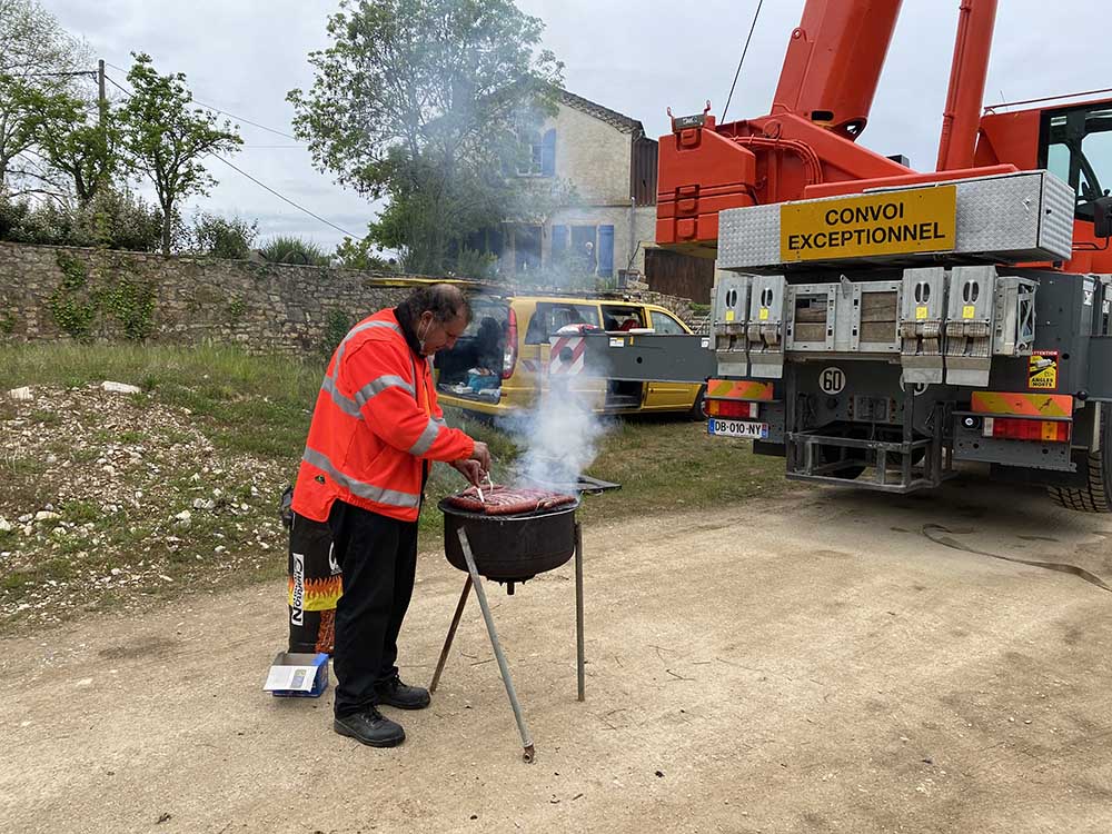 barbecue levage